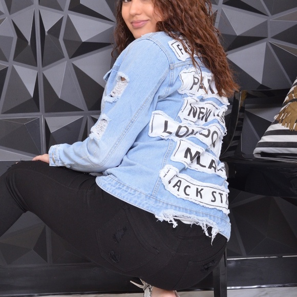 American Bazi Jackets & Blazers - Fashion Tour Denim Jean Jacket